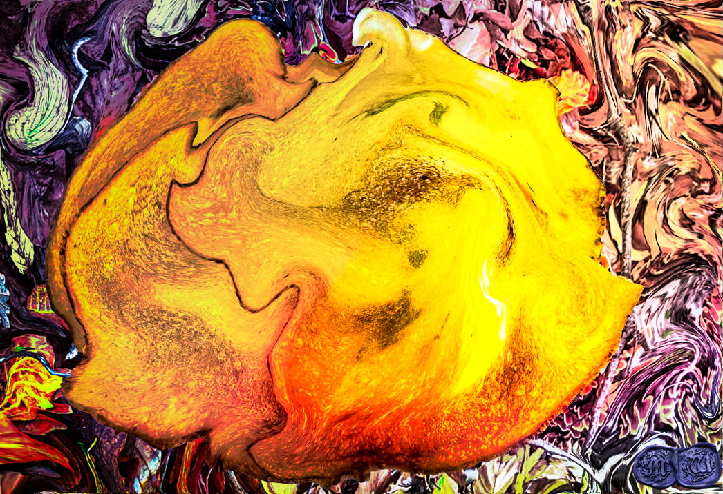 ROSC ART Abstract Transformation of Michelin Star Golden Potato - Contemporary Food Art from Santi Taura